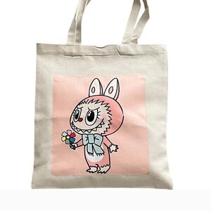 Cute Labubu Canvas Tote Bag Bundle New